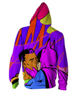Super Gay Zip-Up Hoodie