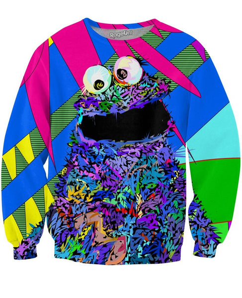 Cookie Monster Crewneck Sweatshirt
