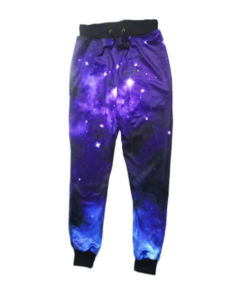 Purple Galaxy Sweatpants