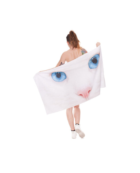 Cat Beach Towel