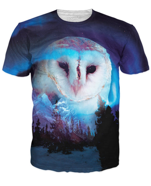Owl Aurora Grasslands T-Shirt