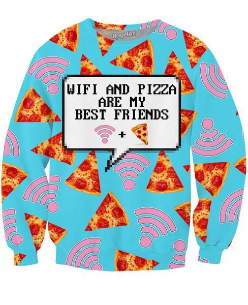 Wifi and Pizza Sweatshirt