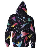 Galaxy Shapes Zip-Up Hoodie