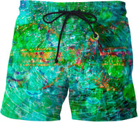 Green Love Potion 7 Swim Shorts #1